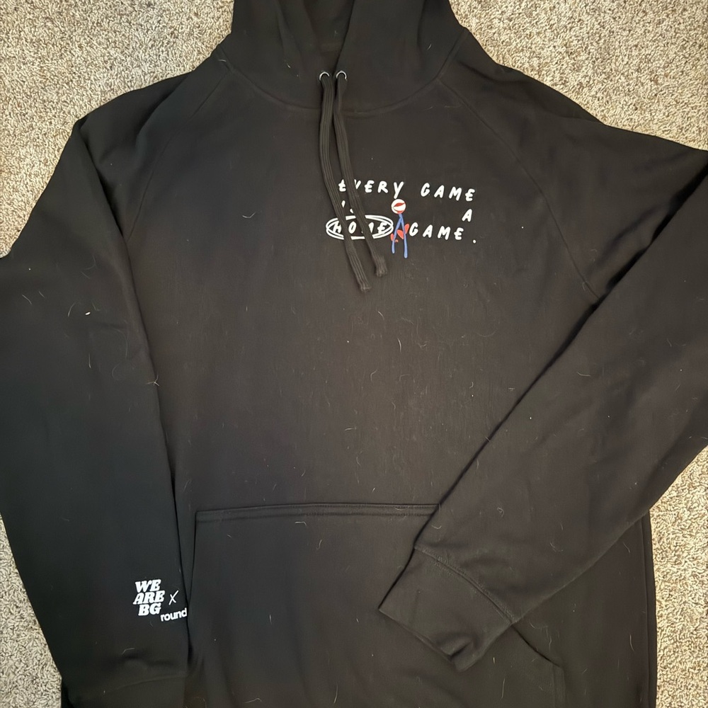 Black Graphic Hoodie